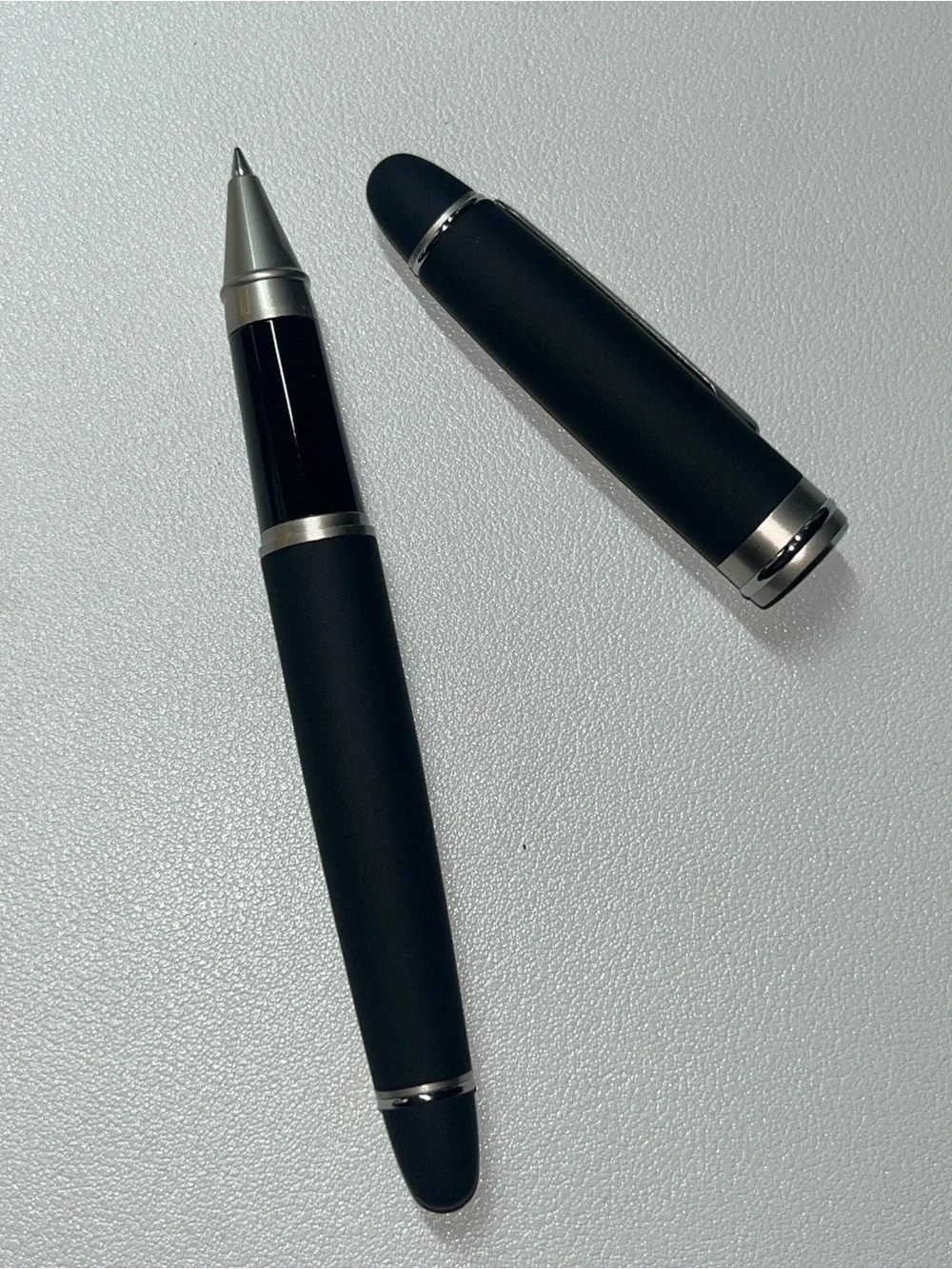 Moleskine Black Notebook with Matching Bettoni Black Pen